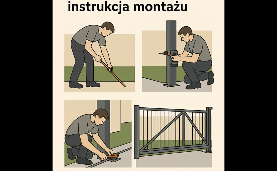 Jak zamontować bramę przesuwną - uniknij najczęstszych błędów