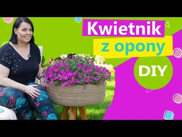 Jak malować kwietniki z opon, aby były trwałe i piękne?