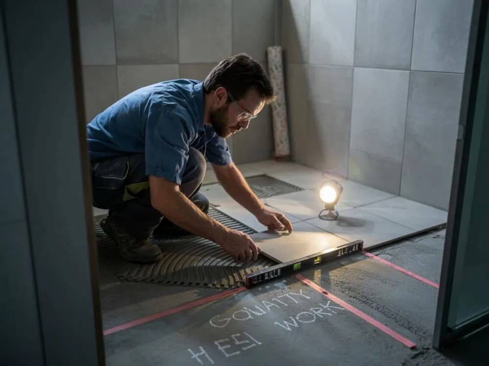 Układanie płytek w łazienkach od czego zacząć - uniknij najczęstszych błędów