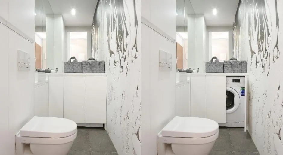 Jak zabudować pralkę w małej łazience i zaoszczędzić miejsce